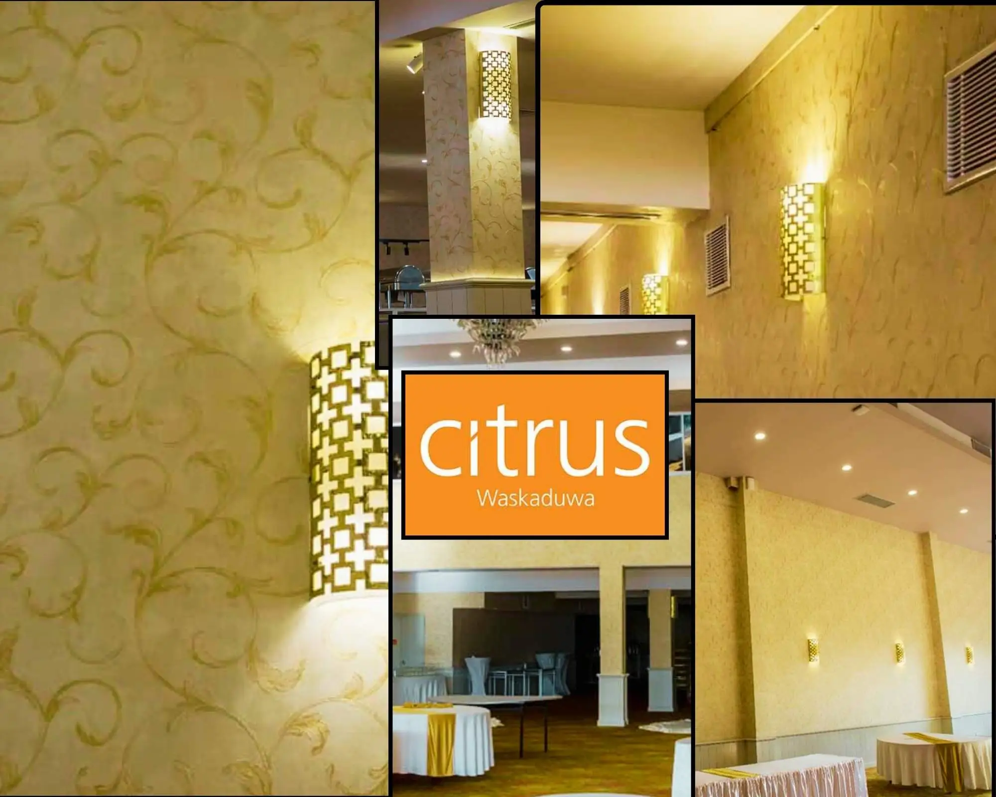 Citrus waskaduwa ballroom interior wallpaper 